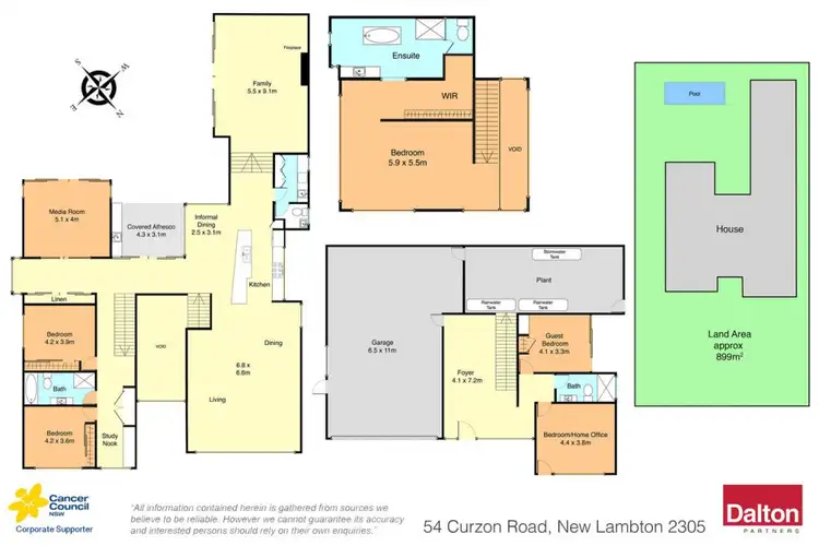 Floorplan of Homely house listing, 54 Curzon Road, New Lambton NSW 2305