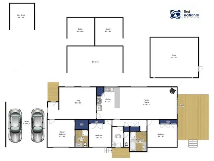 Floorplan of Homely rural property listing, 22C Landy Lane, Briagolong VIC 3860