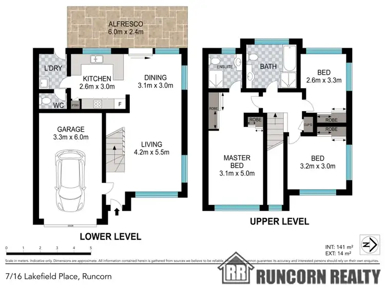 Floorplan of Homely townhouse listing, 7/16 Lakefield Place, Runcorn QLD 4113