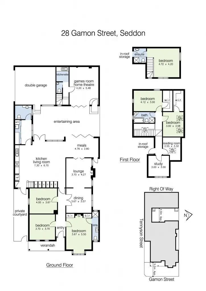 Floorplan of Homely house listing, 28 Gamon Street, Seddon VIC 3011