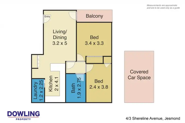 Floorplan of Homely house listing, 4/3 Shereline Avenue, Jesmond NSW 2299