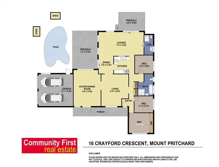 Floorplan of Homely house listing, 16 Crayford Crescent, Mount Pritchard NSW 2170