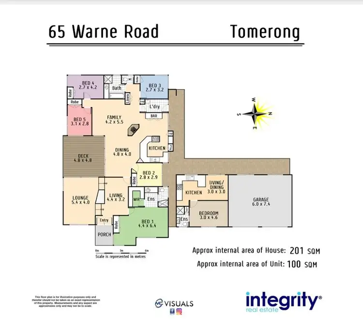 Floorplan of Homely rural property listing, 65 Warne Road, Tomerong NSW 2540