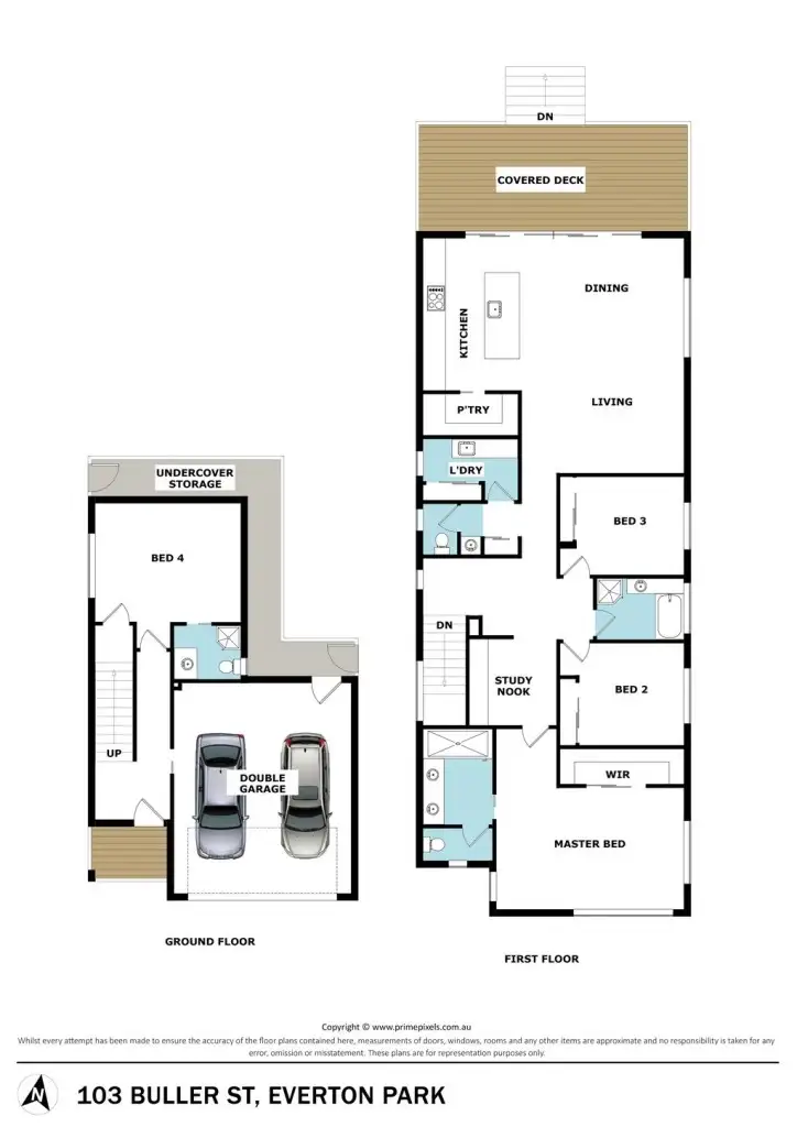 Floorplan of Homely house listing, 103 Buller Street, Everton Park QLD 4053
