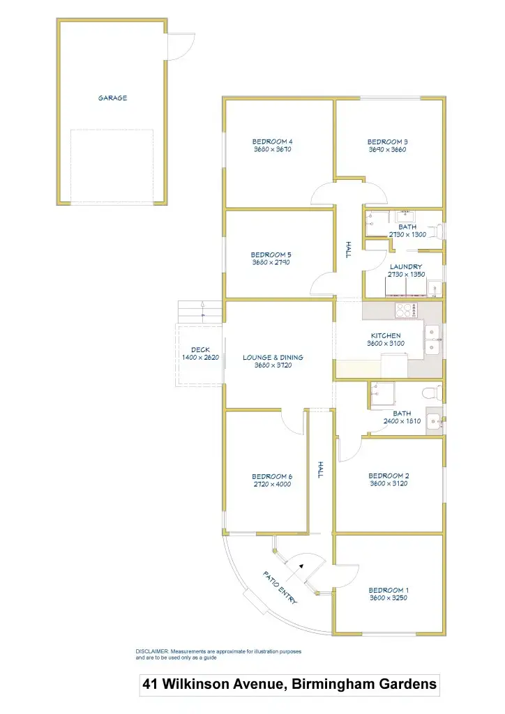 Floorplan of Homely house listing, 41 Wilkinson Avenue, Birmingham Gardens NSW 2287