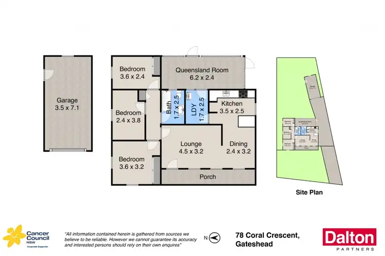 Floorplan of Homely house listing, 78 Coral Crescent, Gateshead NSW 2290