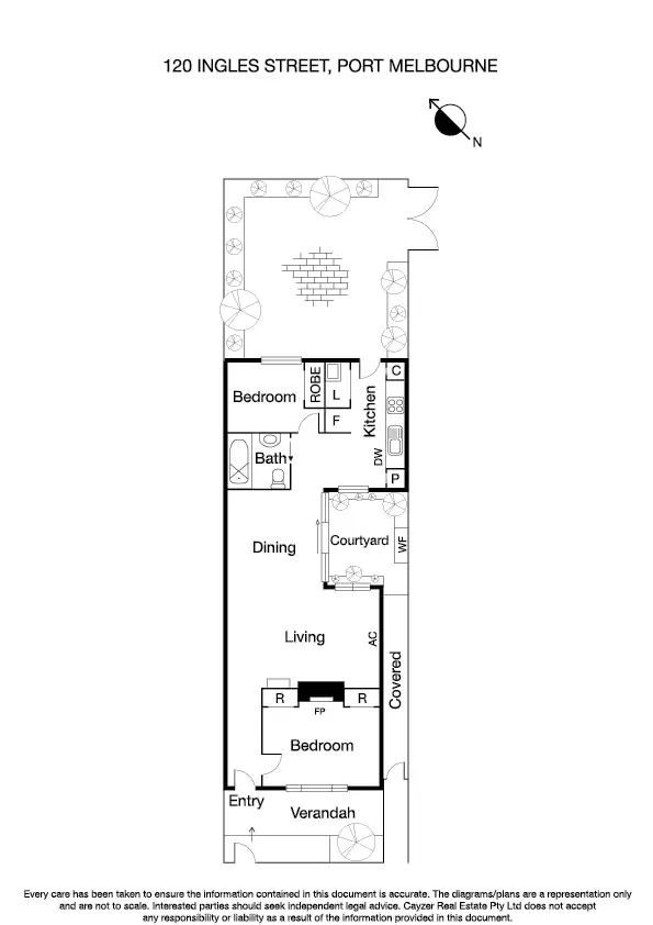 Floorplan of Homely house listing, 120 Ingles Street, Port Melbourne VIC 3207