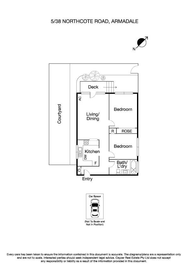 Floorplan of Homely apartment listing, 5/38 Northcote Road, Armadale VIC 3143