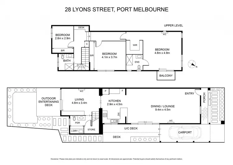 Floorplan of Homely house listing, 28 Lyons Street, Port Melbourne VIC 3207