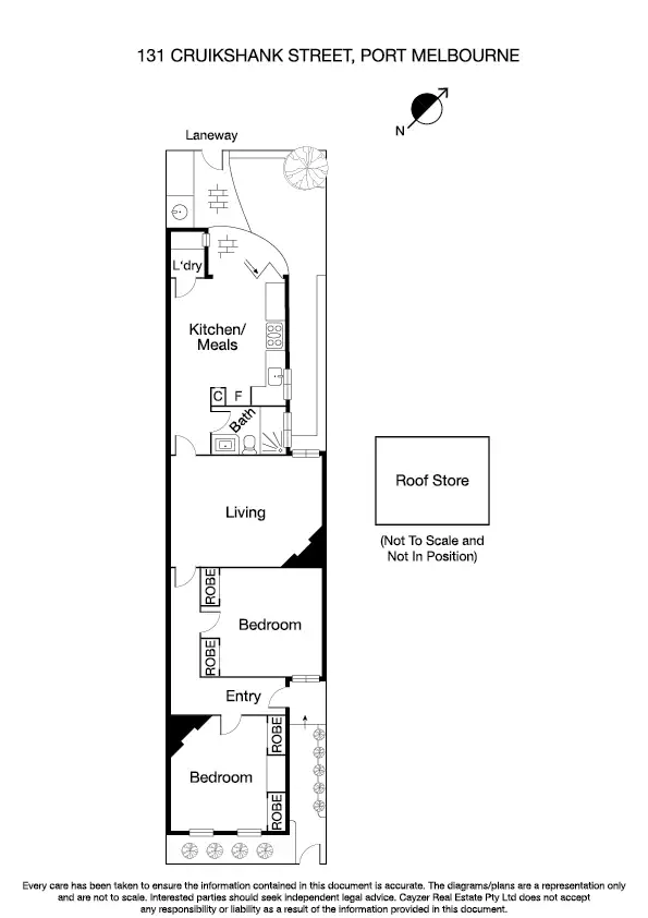 Floorplan of Homely house listing, 131 Cruikshank Street, Port Melbourne VIC 3207