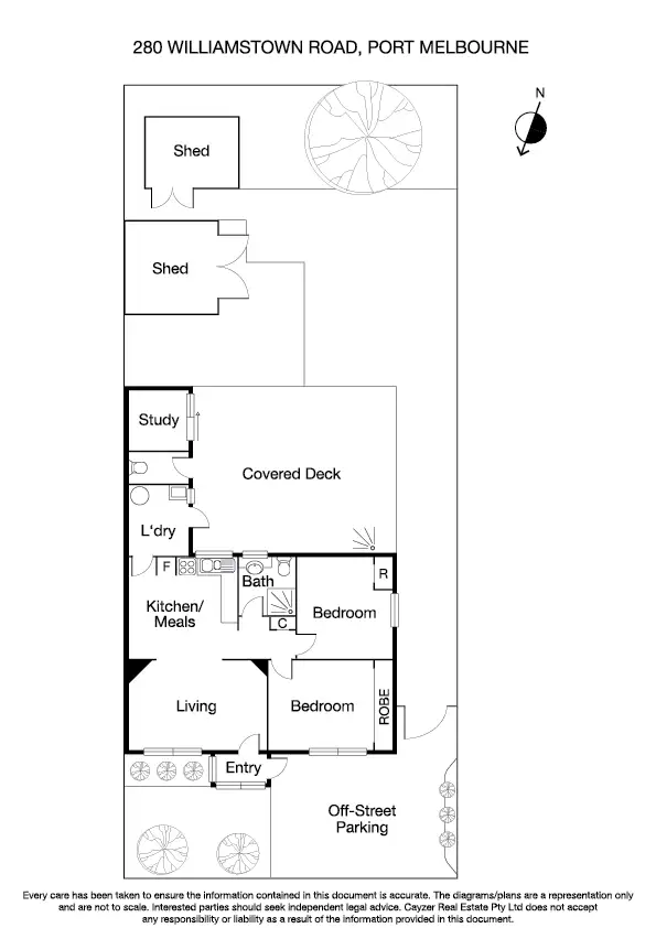 Floorplan of Homely house listing, 280 Williamstown Road, Port Melbourne VIC 3207