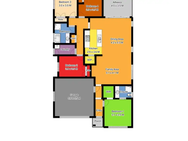 Floorplan of Homely house listing, 34 Firetail Street, South Nowra NSW 2541
