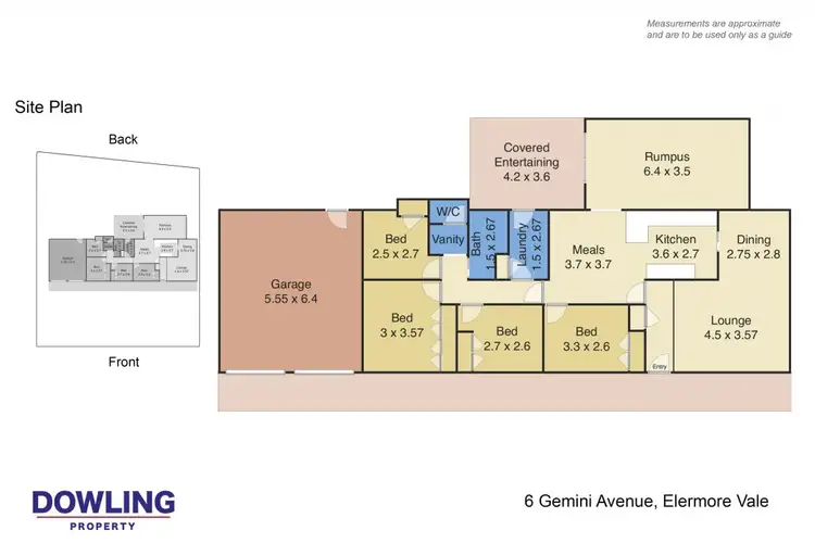 Floorplan of Homely house listing, 6 Gemini Avenue, Elermore Vale NSW 2287
