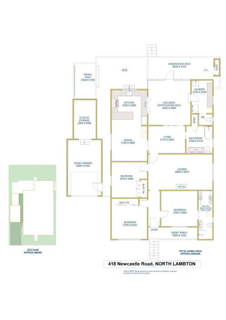 Floorplan of Homely house listing, 418 Newcastle Road, North Lambton NSW 2299