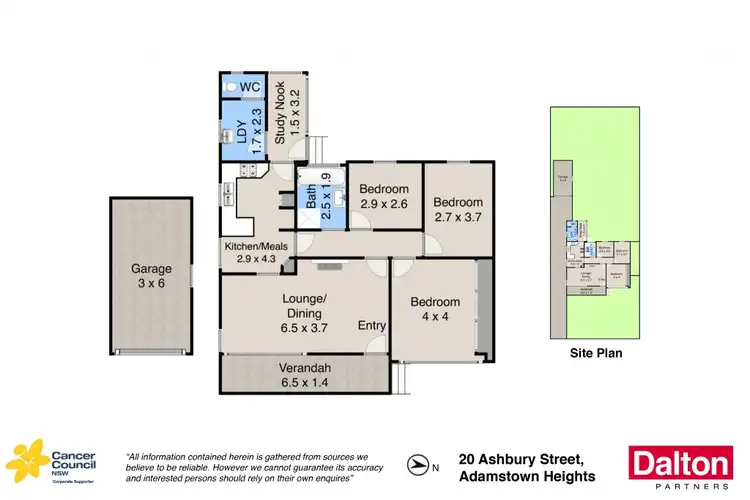 Floorplan of Homely house listing, 20 Ashbury Street, Adamstown Heights NSW 2289