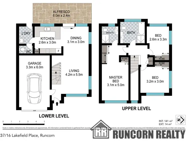 Floorplan of Homely townhouse listing, 37/16 Lakefield Place, Runcorn QLD 4113