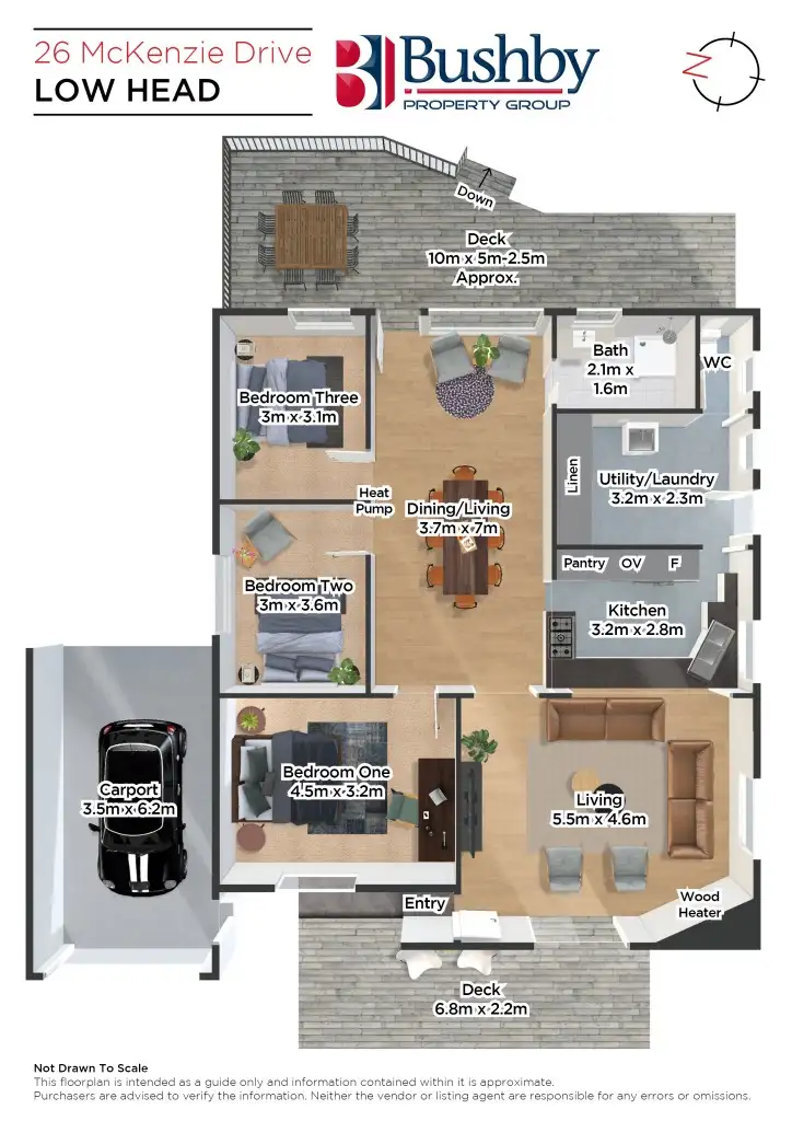 Floorplan of Homely house listing, 26 McKenzie Drive, Low Head TAS 7253