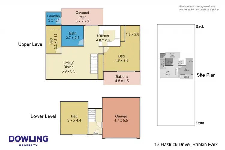 Floorplan of Homely house listing, 13 Hasluck Drive, Rankin Park NSW 2287