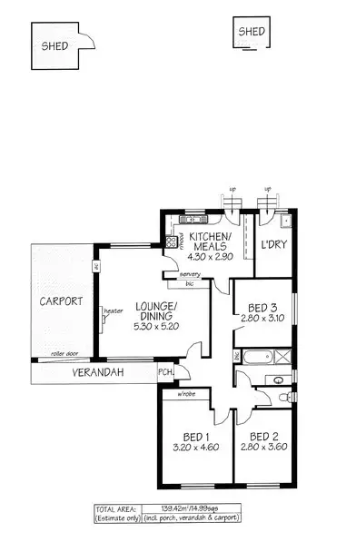 Floorplan of Homely house listing, 4 Lancaster Avenue, Valley View SA 5093