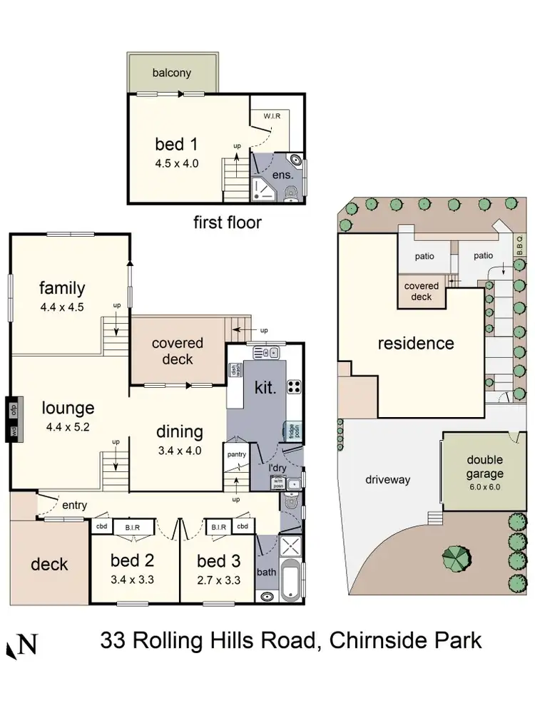 Floorplan of Homely house listing, 33 Rolling Hills Road, Chirnside Park VIC 3116