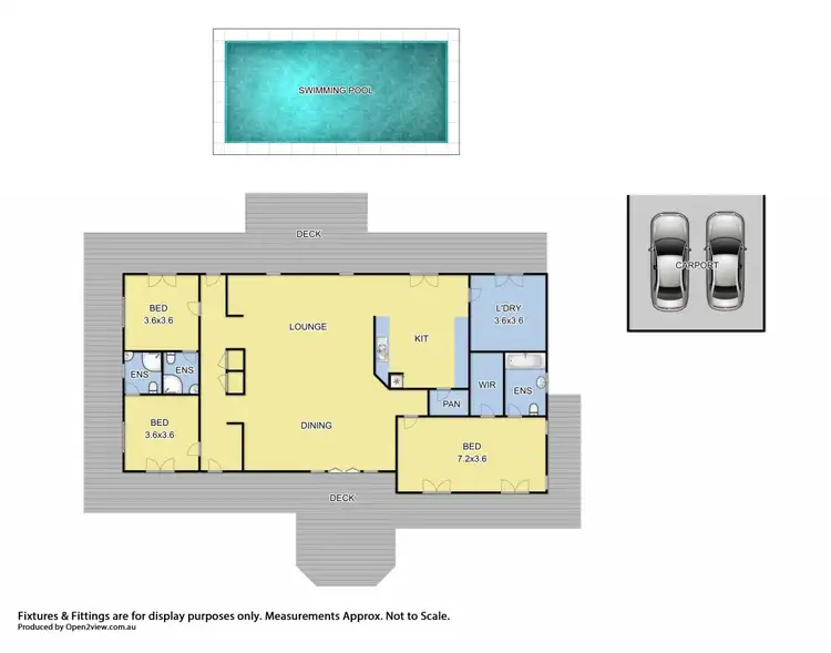 Floorplan of Homely rural property listing, 78 Kalatha Creek Road, Glenburn VIC 3717