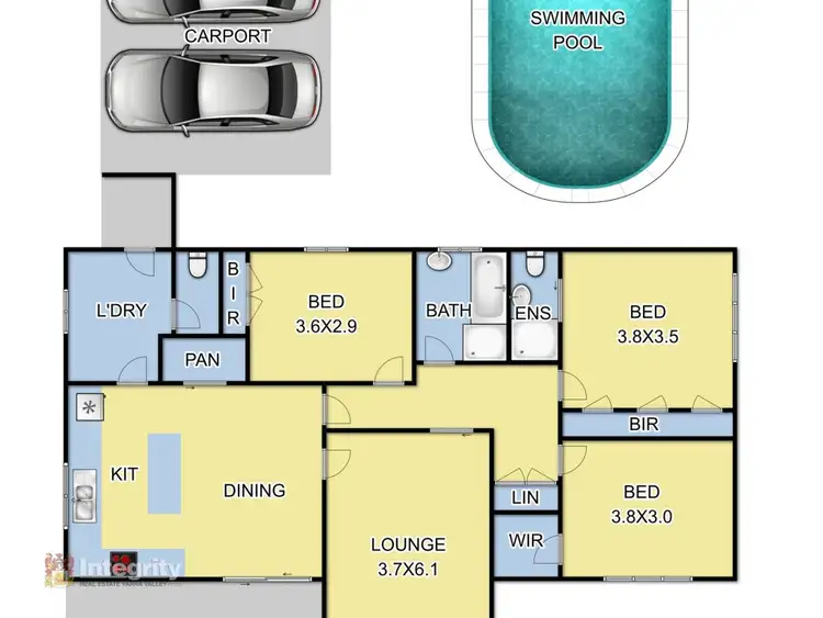 Floorplan of Homely house listing, 189 Jumping Creek Road, Wonga Park VIC 3115