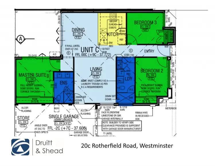 Floorplan of Homely villa listing, 20B Rotherfield Road, Westminster WA 6061