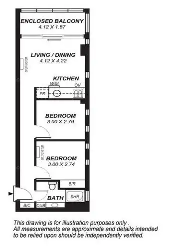 Floorplan of Homely apartment listing, 802/10 Balfours Way, Adelaide SA 5000