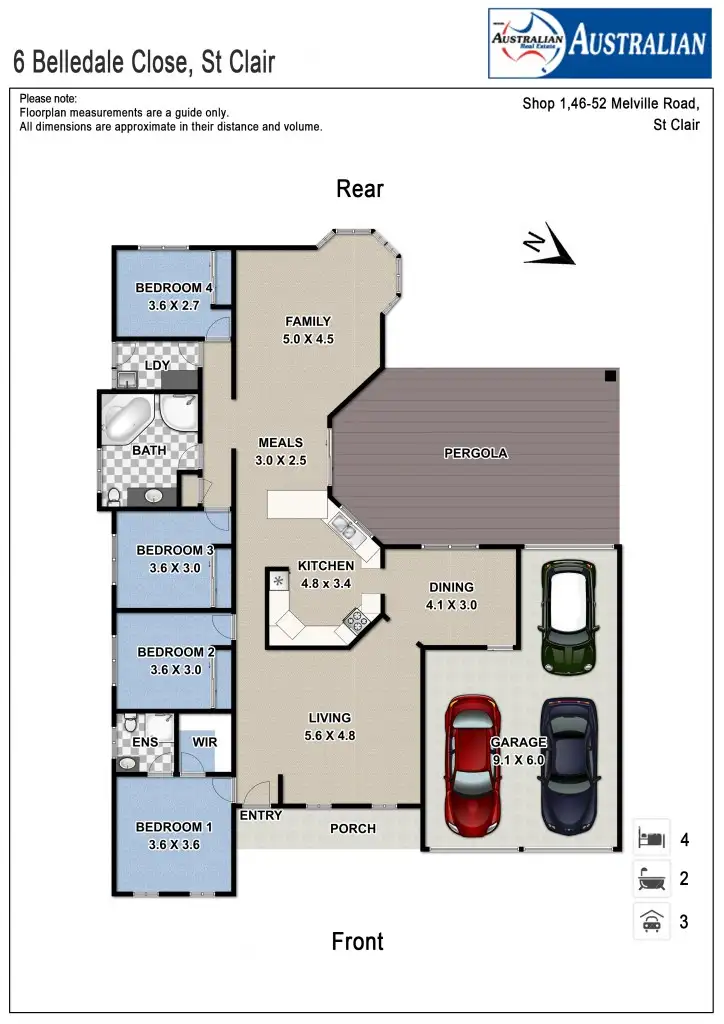 Floorplan of Homely house listing, 6 Belledale Close, St Clair NSW 2759