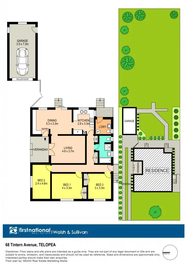 Floorplan of Homely house listing, 68 Tintern Ave, Telopea NSW 2117