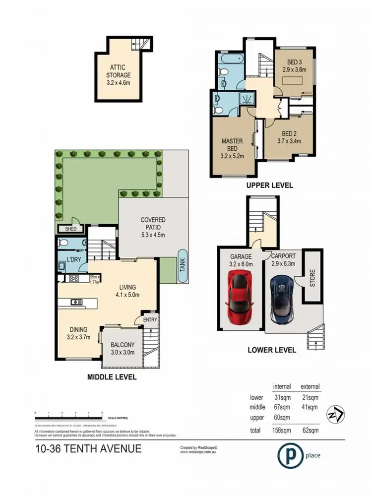 Floorplan of Homely townhouse listing, 10/36 Tenth Avenue, Windsor QLD 4030