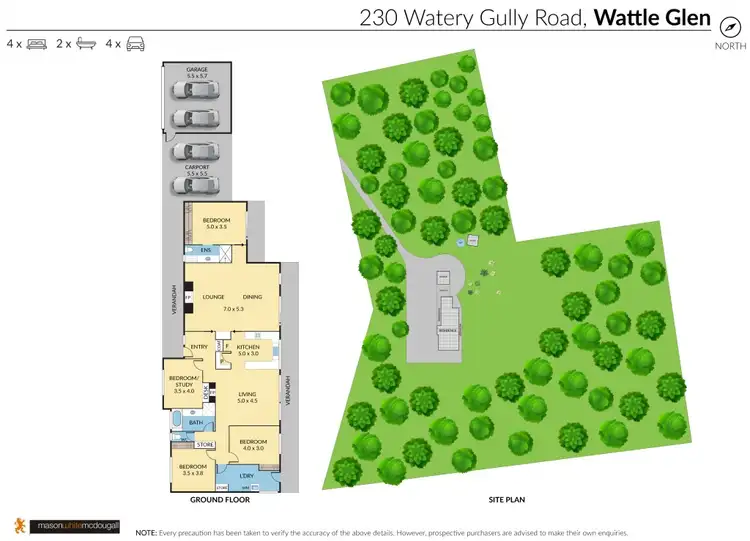 Floorplan of Homely house listing, 230 Watery Gully Road, Wattle Glen VIC 3096