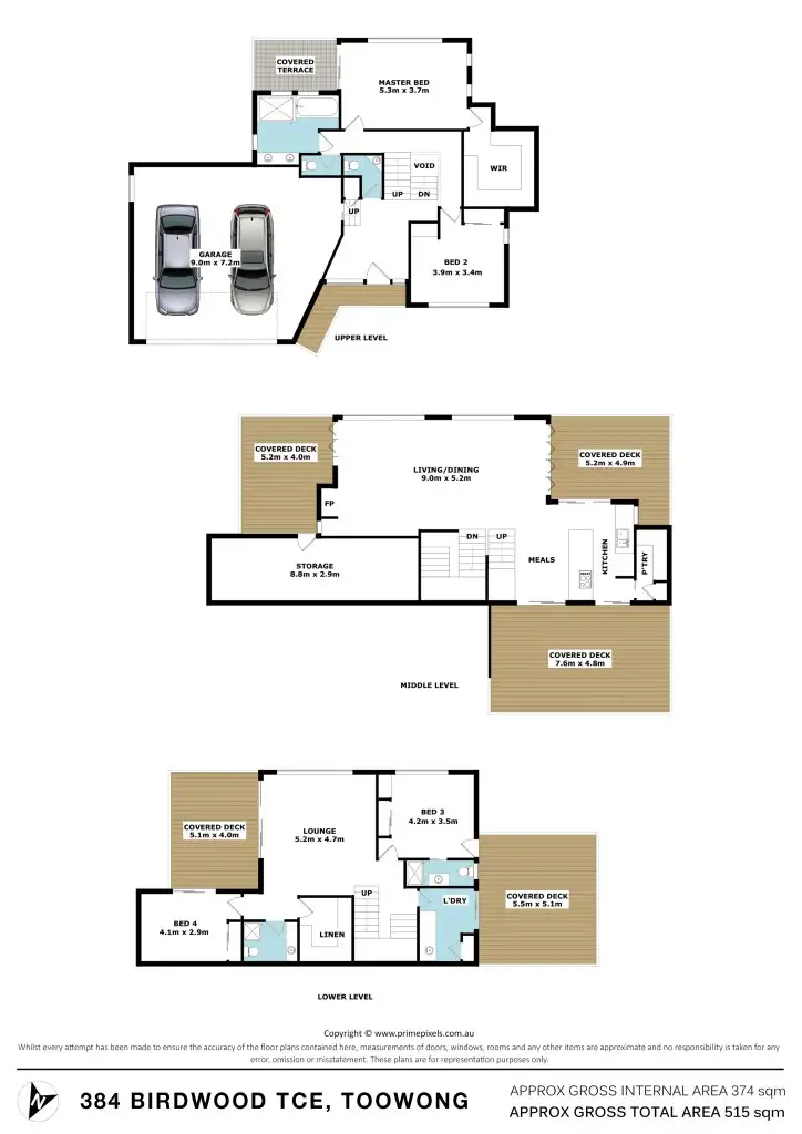 Floorplan of Homely house listing, 384 Birdwood Terrace, Toowong QLD 4066