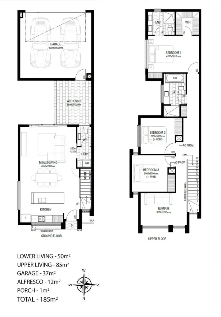 Floorplan of Homely house listing, Res 2/12 Nalara Avenue, Rostrevor SA 5073