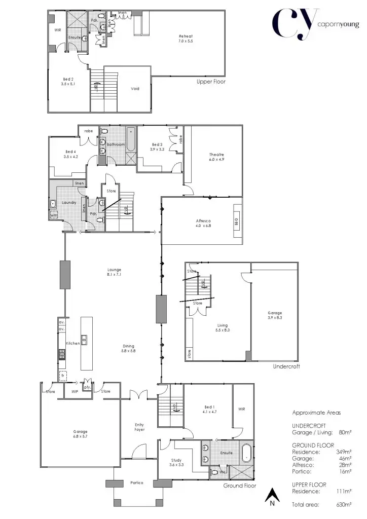 Floorplan of Homely house listing, 1 Harvey Road, Shenton Park WA 6008