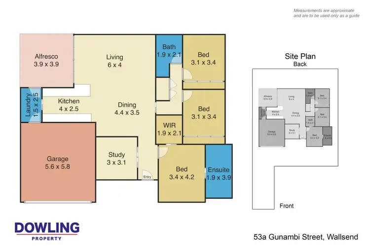 Floorplan of Homely house listing, 53a Gunambi Street, Wallsend NSW 2287