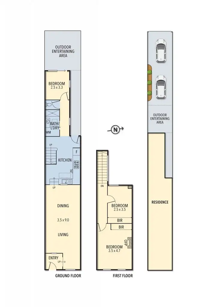 Floorplan of Homely house listing, 257 Nicholson Street, Carlton VIC 3053