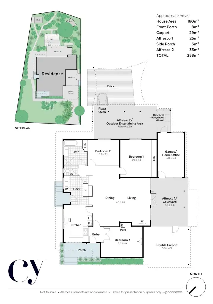 Floorplan of Homely house listing, 3 Turriff Road, Floreat WA 6014