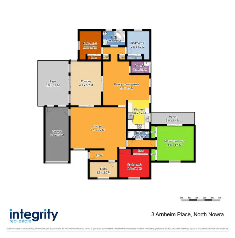 Floorplan of Homely house listing, 3 Arnheim Place, North Nowra NSW 2541