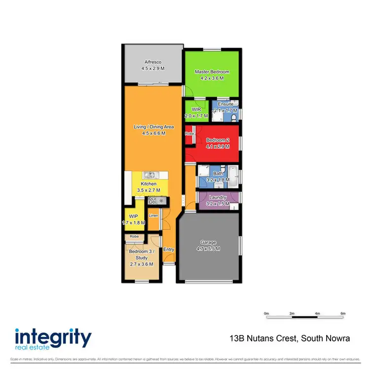 Floorplan of Homely semi-detached listing, 13b Nutans Crest, South Nowra NSW 2541