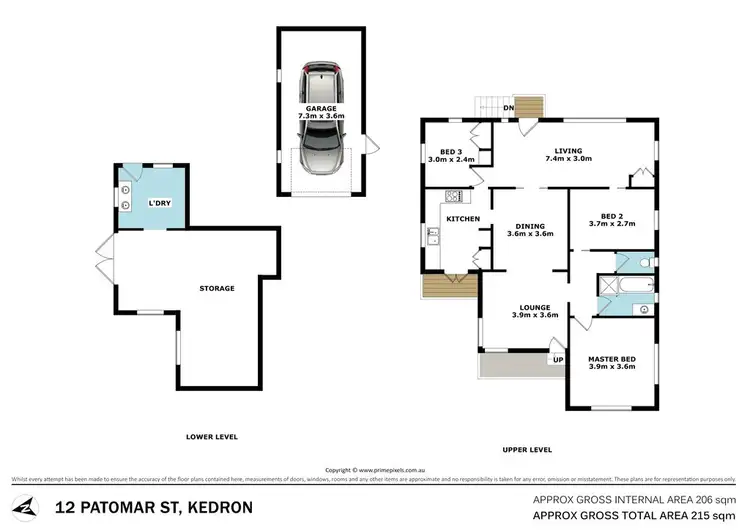 Floorplan of Homely house listing, 12 Patomar Street, Kedron QLD 4031