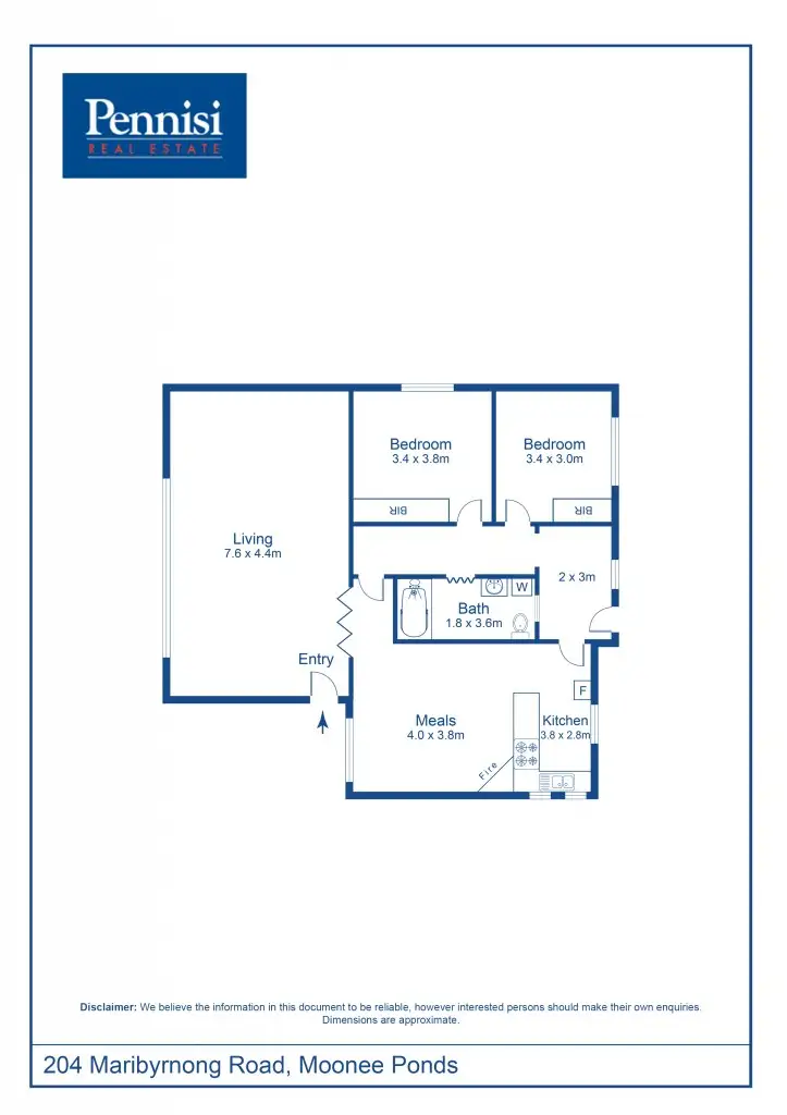 Floorplan of Homely house listing, 204 Maribyrnong Road, Moonee Ponds VIC 3039