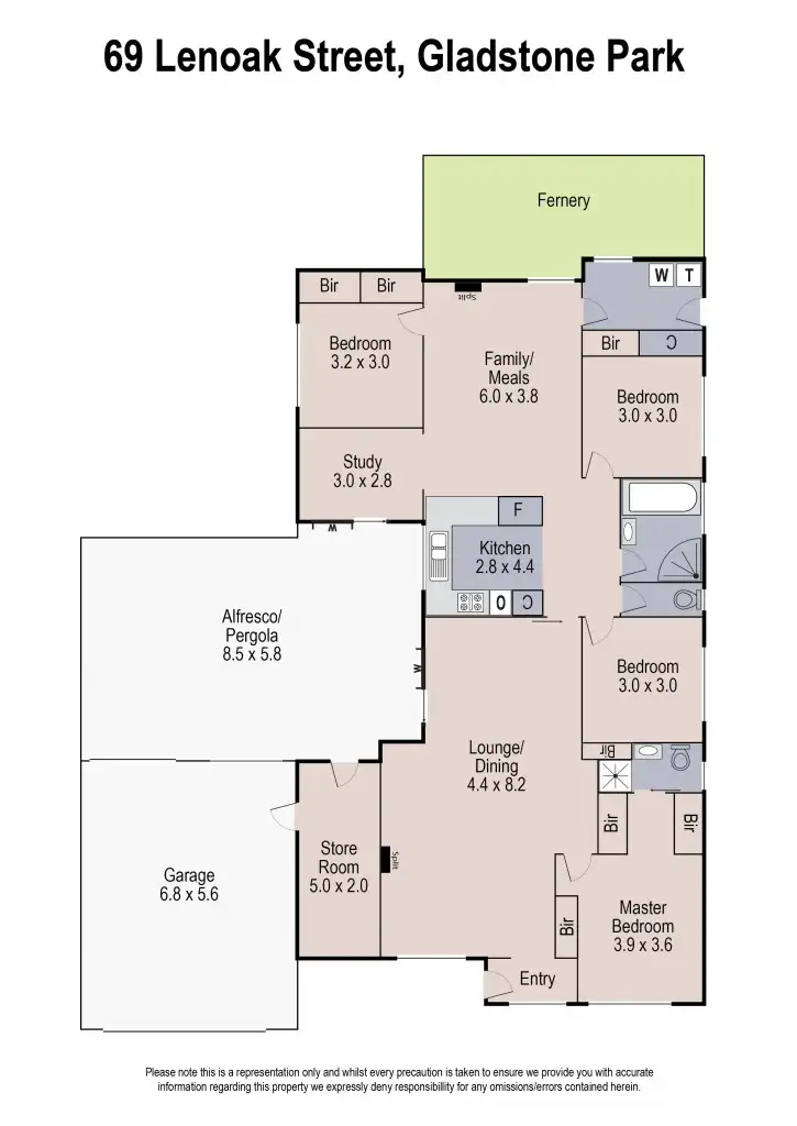 Floorplan of Homely house listing, 69 Lenoak Street, Gladstone Park VIC 3043