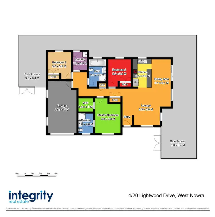 Floorplan of Homely villa listing, 4/20 Lightwood Drive, West Nowra NSW 2541