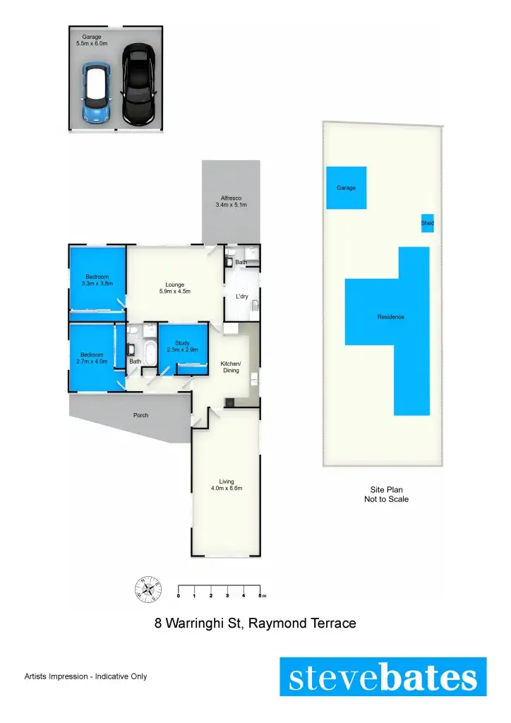 Floorplan of Homely house listing, 8 Warringhi Street, Raymond Terrace NSW 2324