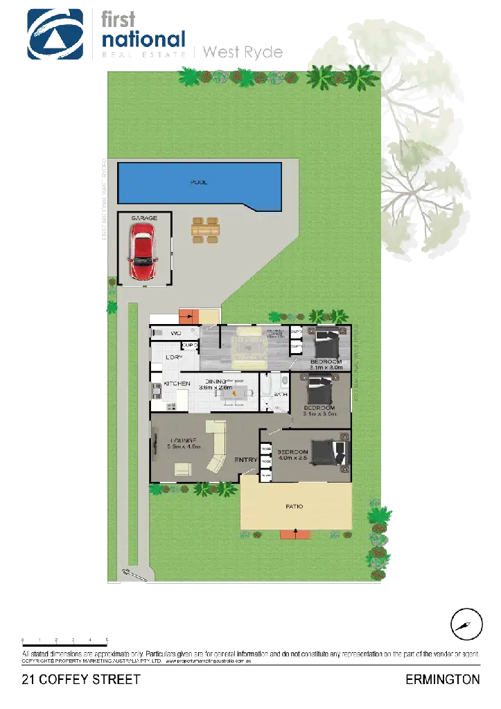 Floorplan of Homely house listing, 21 Coffey Street, Ermington NSW 2115