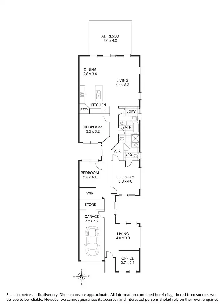 Floorplan of Homely house listing, 53B Sparks Terrace, Rostrevor SA 5073