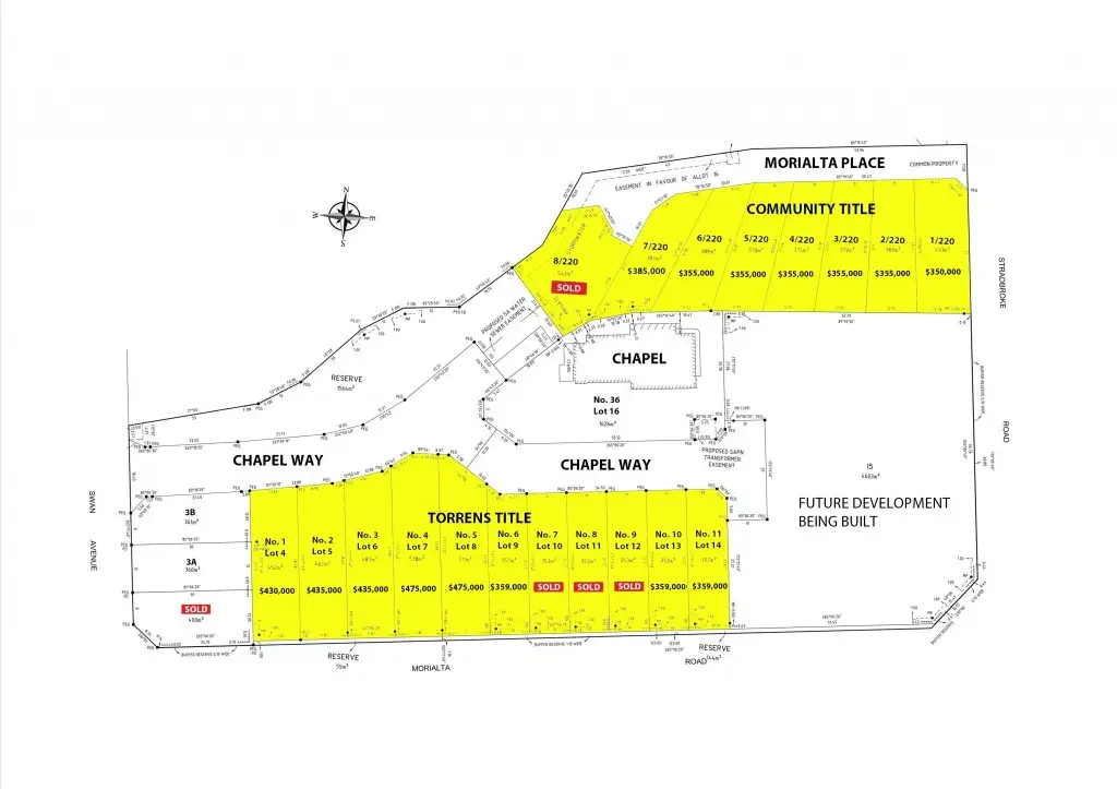 Floorplan of Homely land listing, 1 Chapel Way (Enter from Swan Avenue), Rostrevor SA 5073
