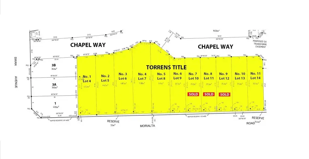 Floorplan of Homely land listing, 4 Chapel Way (Enter from Swan Avenue), Rostrevor SA 5073