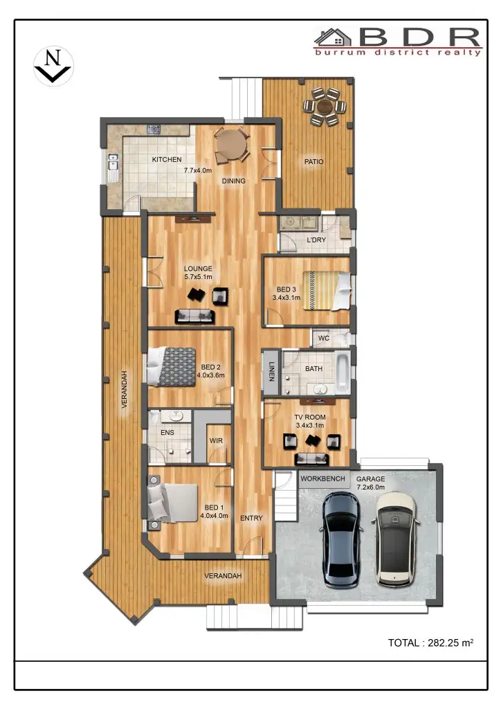 Floorplan of Homely house listing, 8 Traviston Way, Burrum Heads QLD 4659